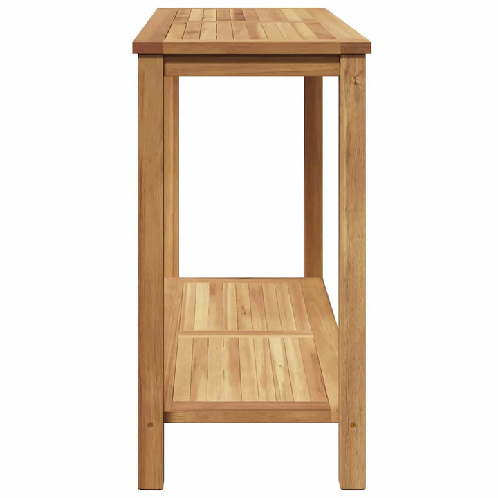 Sofabord med opbevaring Brun 110 x 40 x 45 cm Massivt teaktræ