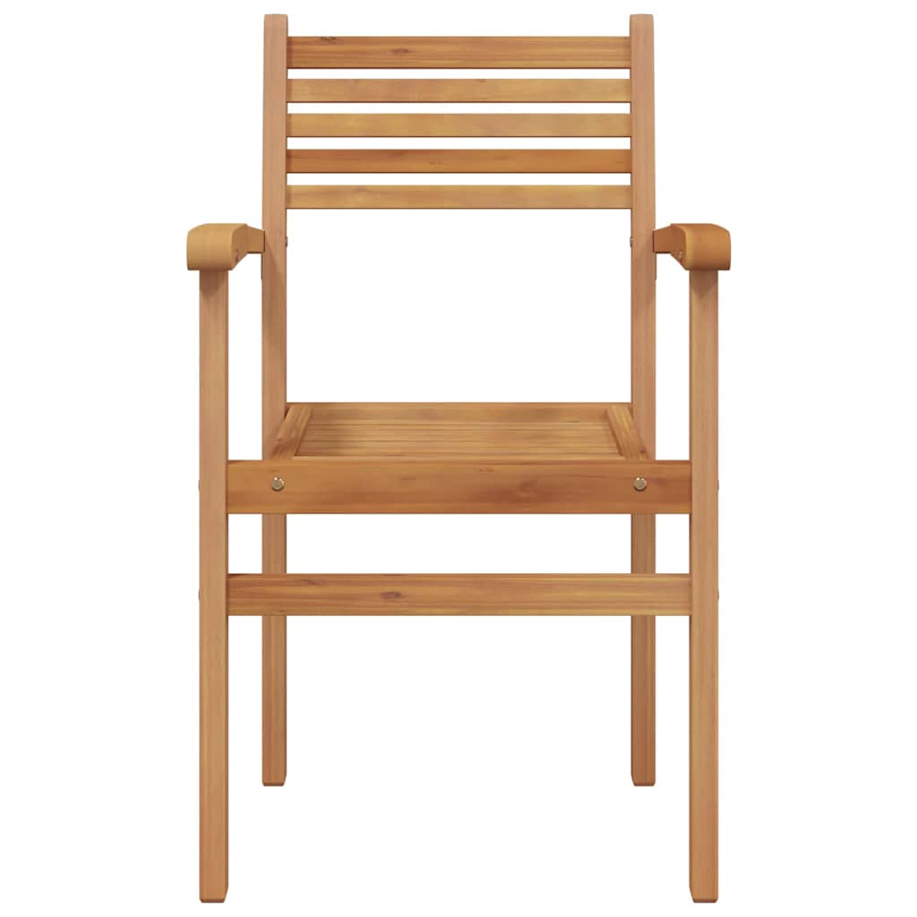 Have stapelstole 2 pcs Brun 55.5 x 55.5 x 90 cm Massivt teaktræ
