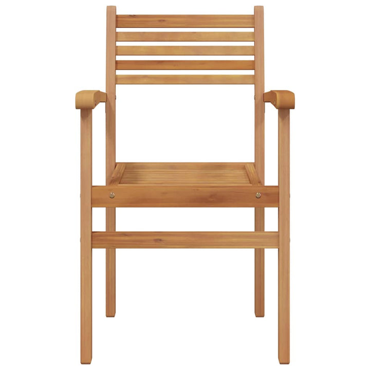 Have stapelstole 2 pcs Brun 55.5 x 55.5 x 90 cm Massivt teaktræ