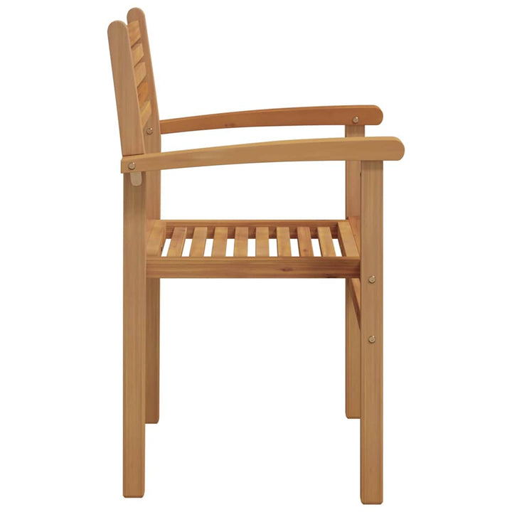 Have stapelstole 2 pcs Brun 55.5 x 55.5 x 90 cm Massivt teaktræ