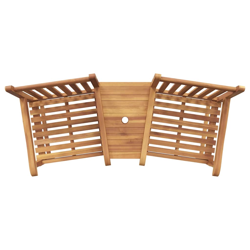 Udendørs Stole Brun 152 x 63 x 89 cm Massivt teaktræ