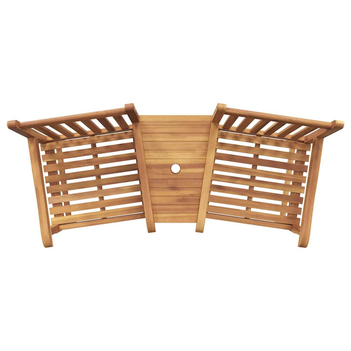 Udendørs Stole Brun 152 x 63 x 89 cm Massivt teaktræ