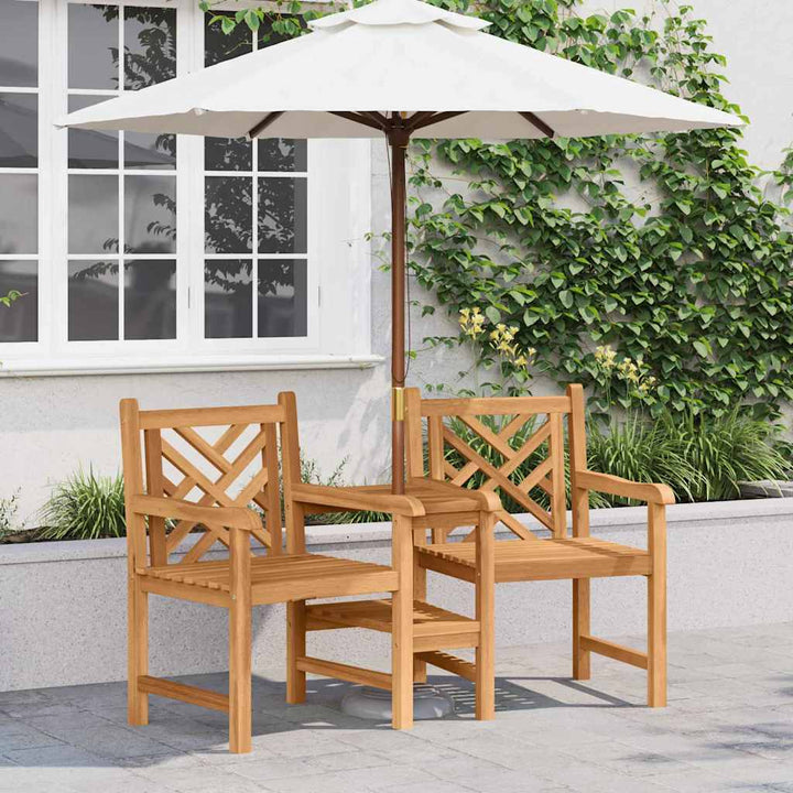 Udendørs Stole Brun 152 x 63 x 89 cm Massivt teaktræ