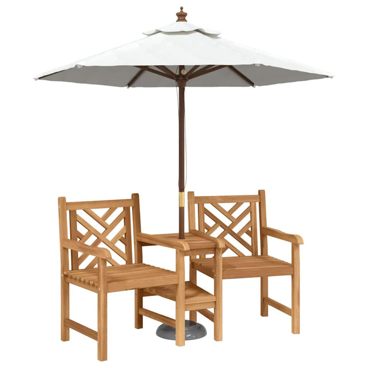 Udendørs Stole Brun 152 x 63 x 89 cm Massivt teaktræ