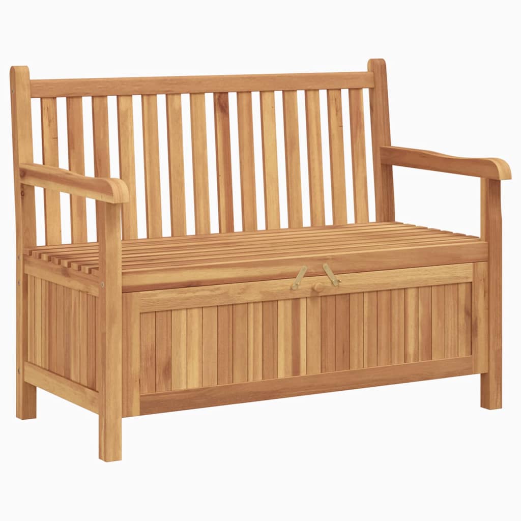 Have opbevaringsbænk Brun 114 x 60 x 90 cm Massivt teaktræ