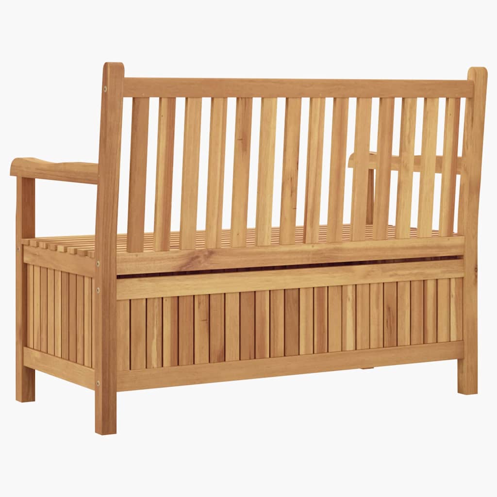 Have opbevaringsbænk Brun 114 x 60 x 90 cm Massivt teaktræ