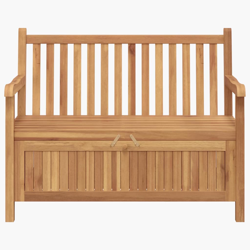 Have opbevaringsbænk Brun 114 x 60 x 90 cm Massivt teaktræ
