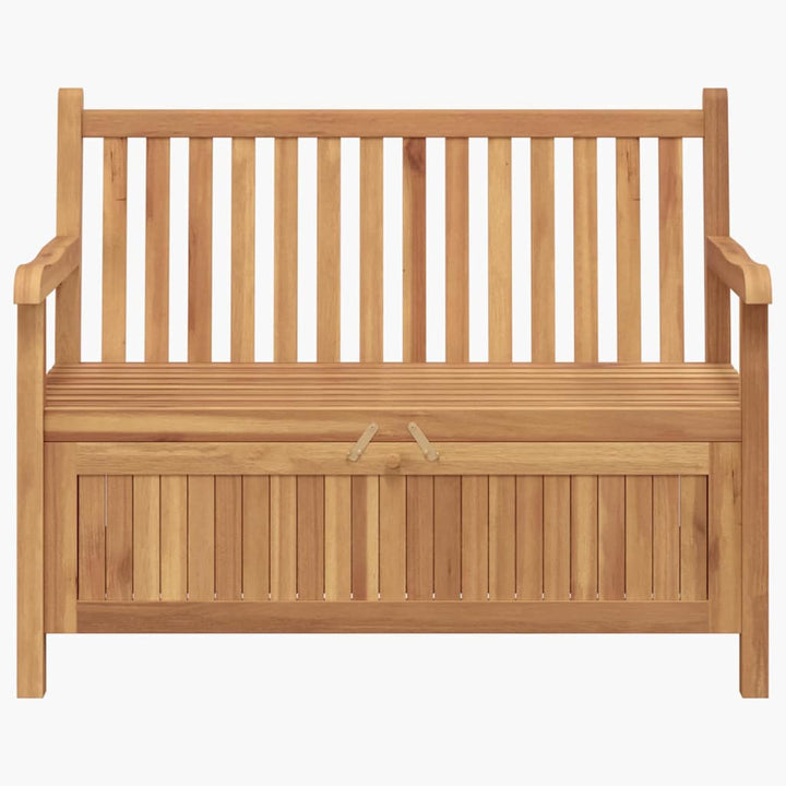 Have opbevaringsbænk Brun 114 x 60 x 90 cm Massivt teaktræ