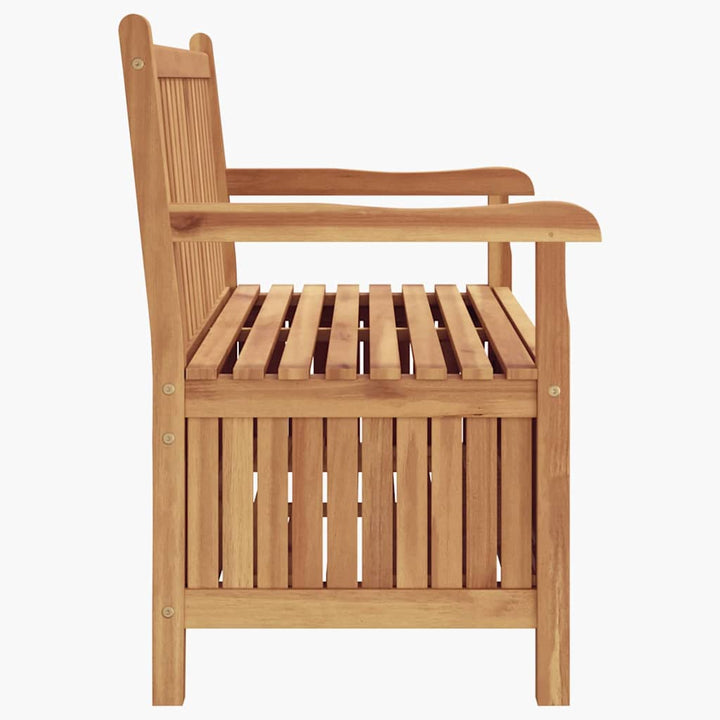 Have opbevaringsbænk Brun 114 x 60 x 90 cm Massivt teaktræ