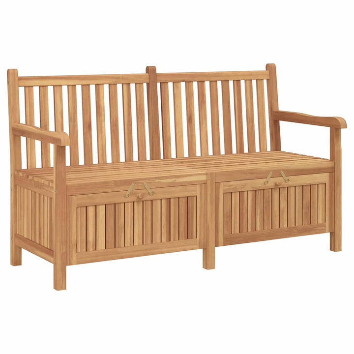 Have opbevaringsbænk Brun 150 x 60 x 90 cm Massivt teaktræ