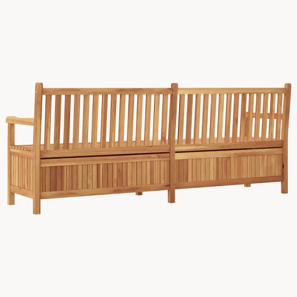 Have opbevaringsbænk Brun 228 x 60 x 90 cm Massivt teaktræ