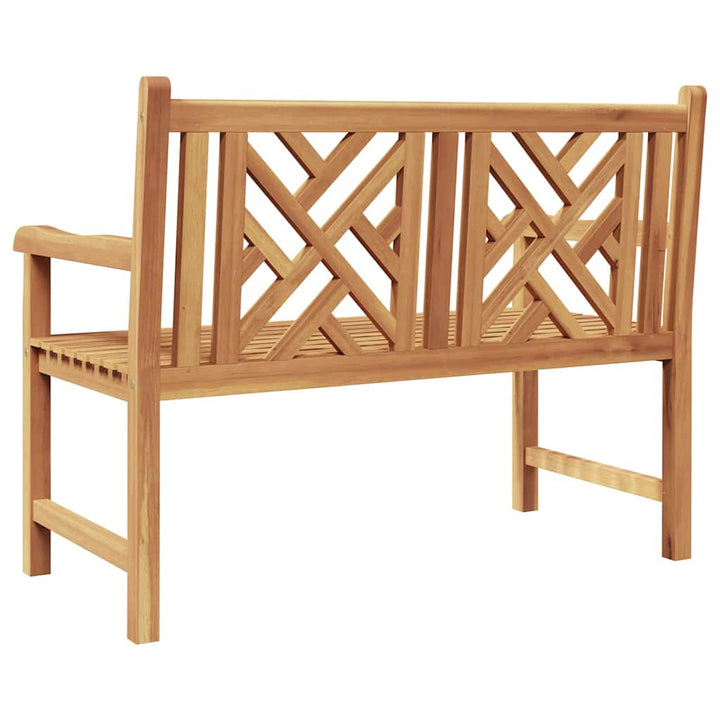 Havebænk Brun 114 x 60 x 90 cm Massivt teaktræ