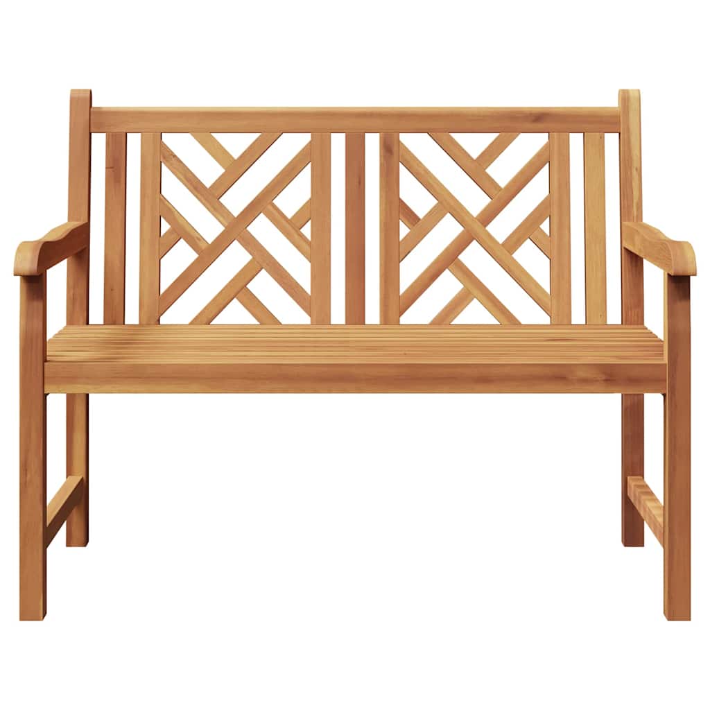 Havebænk Brun 114 x 60 x 90 cm Massivt teaktræ