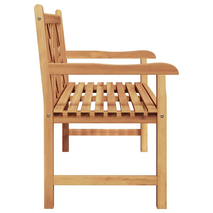 Havebænk Brun 114 x 60 x 90 cm Massivt teaktræ