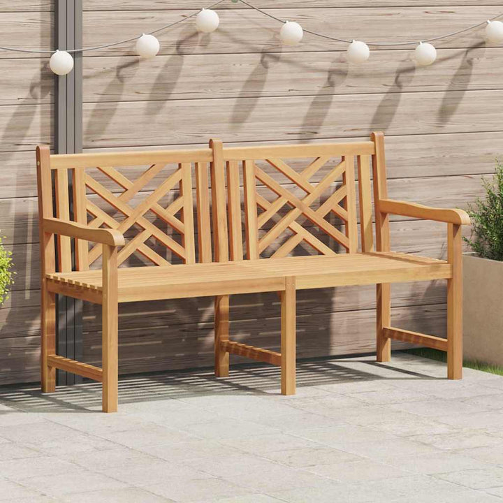 Havebænk Brun 150 x 60 x 90 cm Massivt teaktræ