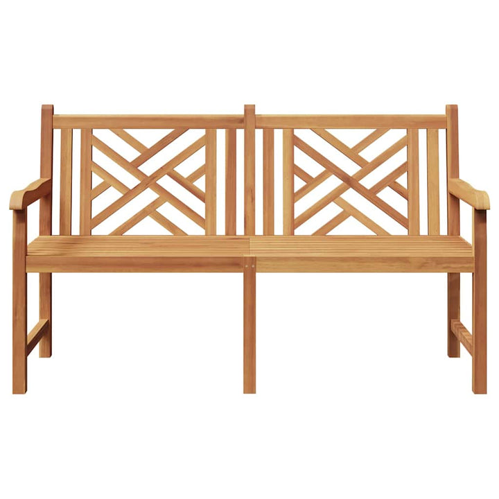 Havebænk Brun 150 x 60 x 90 cm Massivt teaktræ