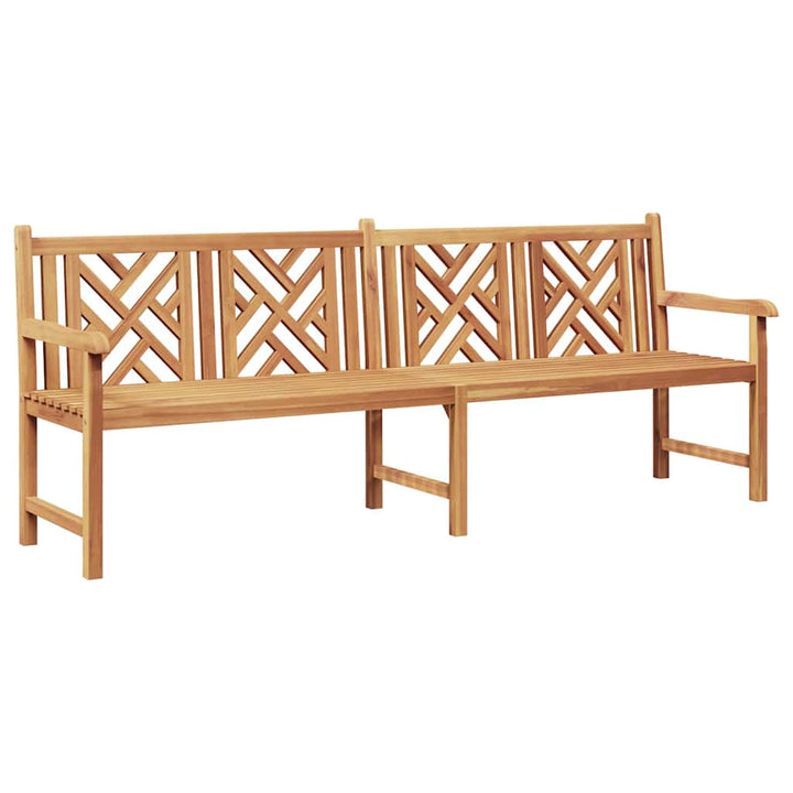 Havebænk Brun 228 x 60 x 90 cm Massivt teaktræ