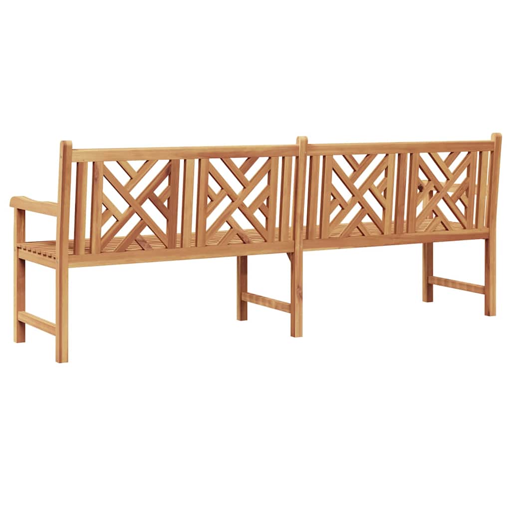 Havebænk Brun 228 x 60 x 90 cm Massivt teaktræ