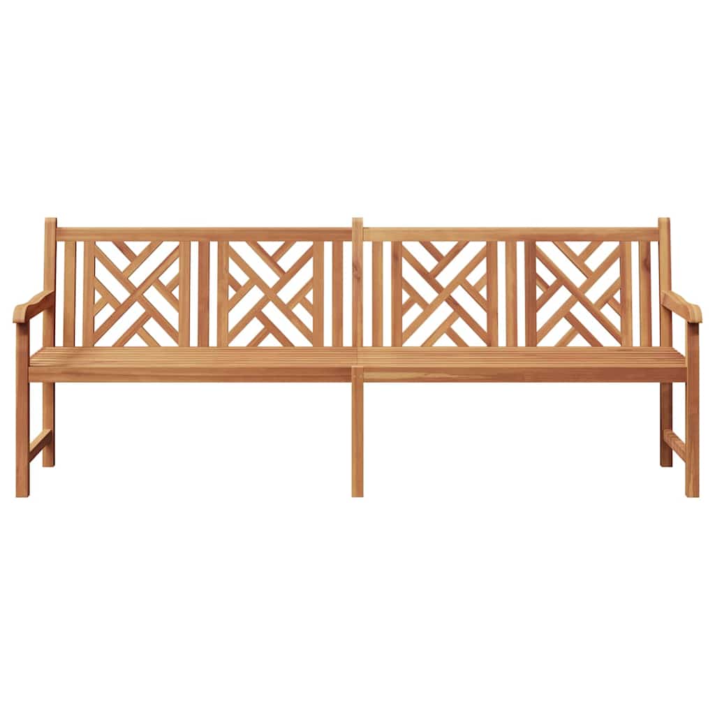 Havebænk Brun 228 x 60 x 90 cm Massivt teaktræ