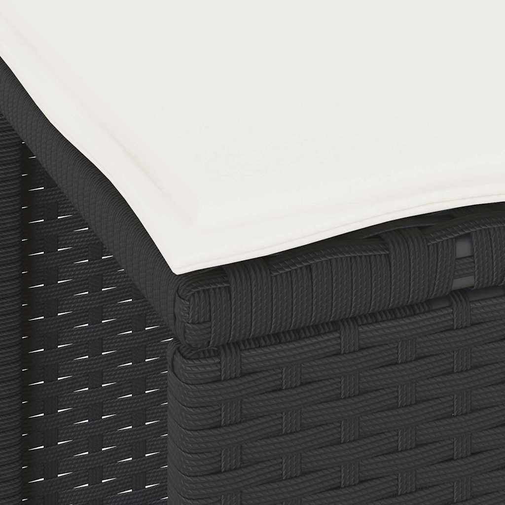 Have Spisebordssæt Sort Poly rattan