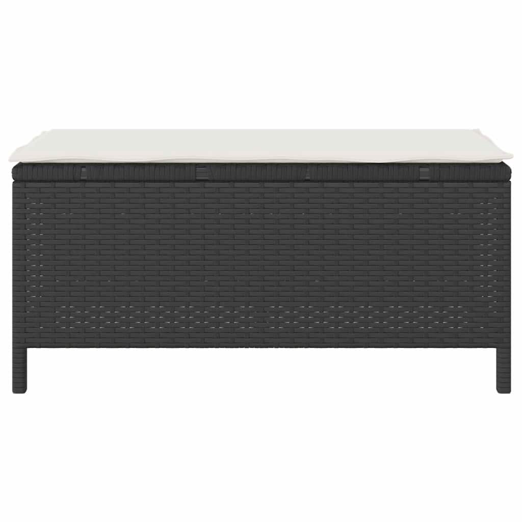 Have Spisebordssæt Sort Poly rattan