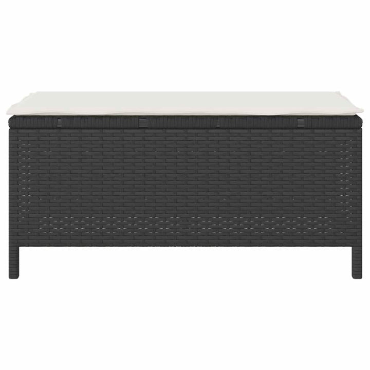 Have Spisebordssæt Sort Poly rattan