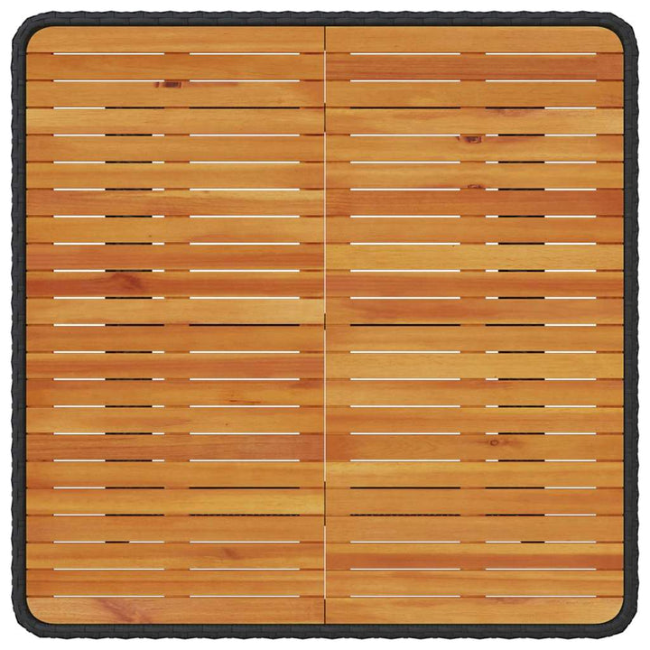 Have Spisebordssæt Sort Poly rattan