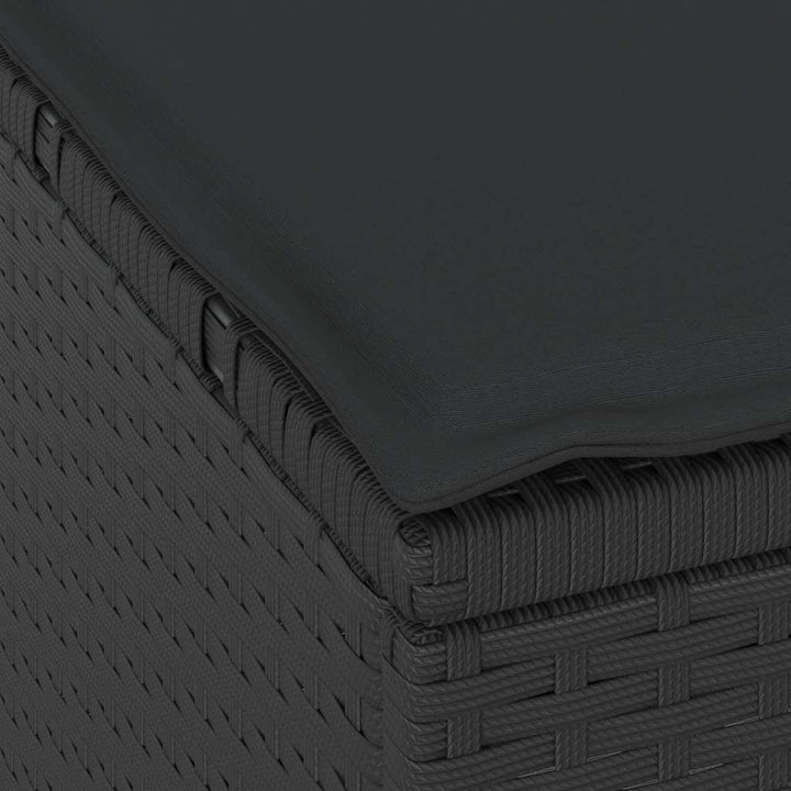 Have Spisebordssæt Sort Poly rattan