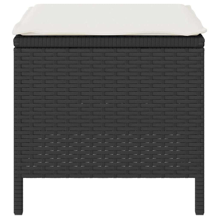 Have Spisebordssæt Sort Poly rattan