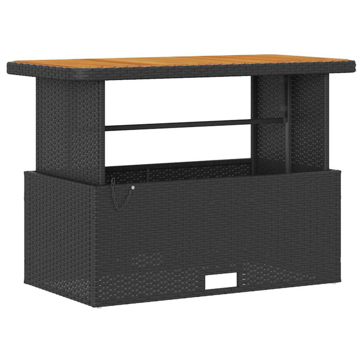 Have Spisebordssæt Sort Poly rattan