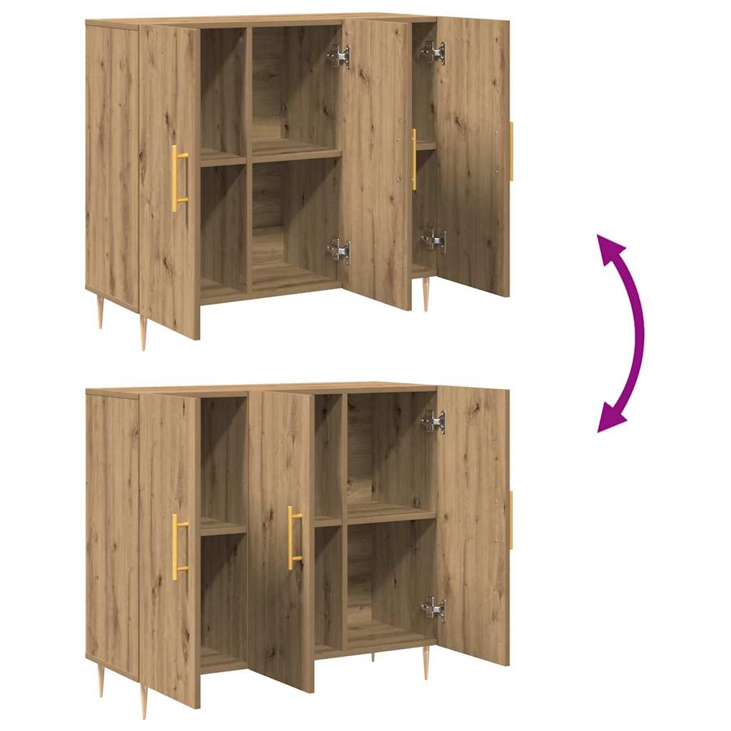 Sideboard artisan eg 90 x 34 x 80 cm Konstrueret træ