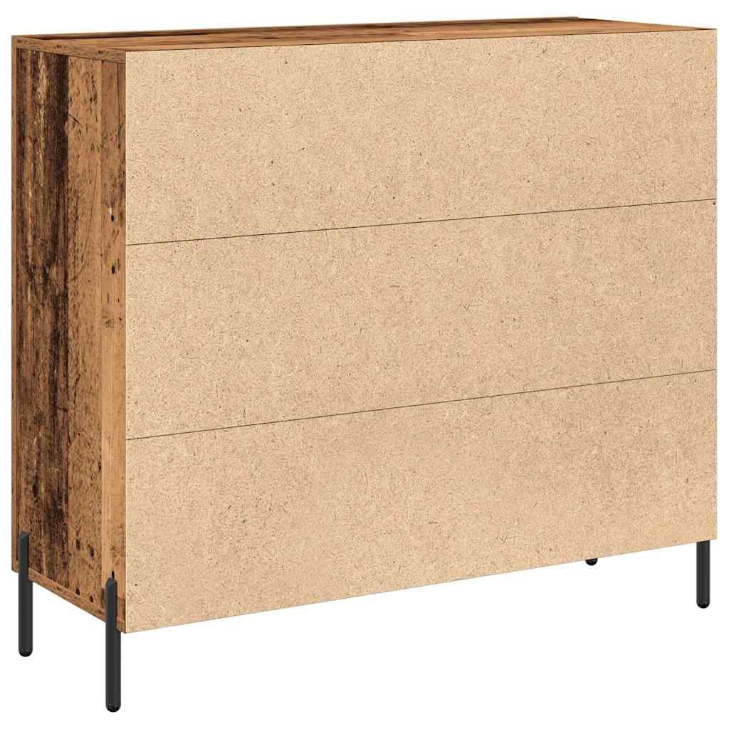 Sideboard Gammelt træ 90 x 34 x 80 cm Konstrueret træ