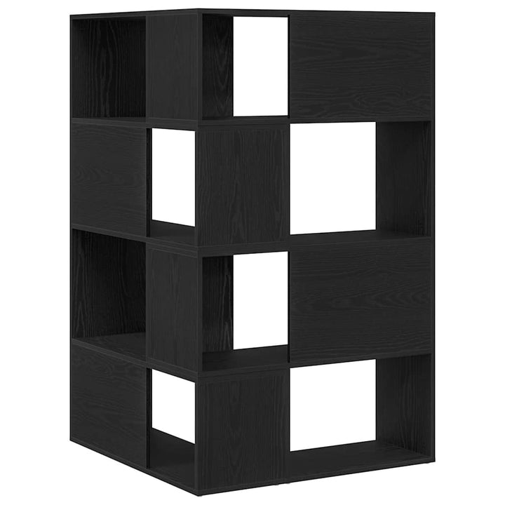 Bogskab Sort eg 140 x 30 x 140 cm Konstrueret træ
