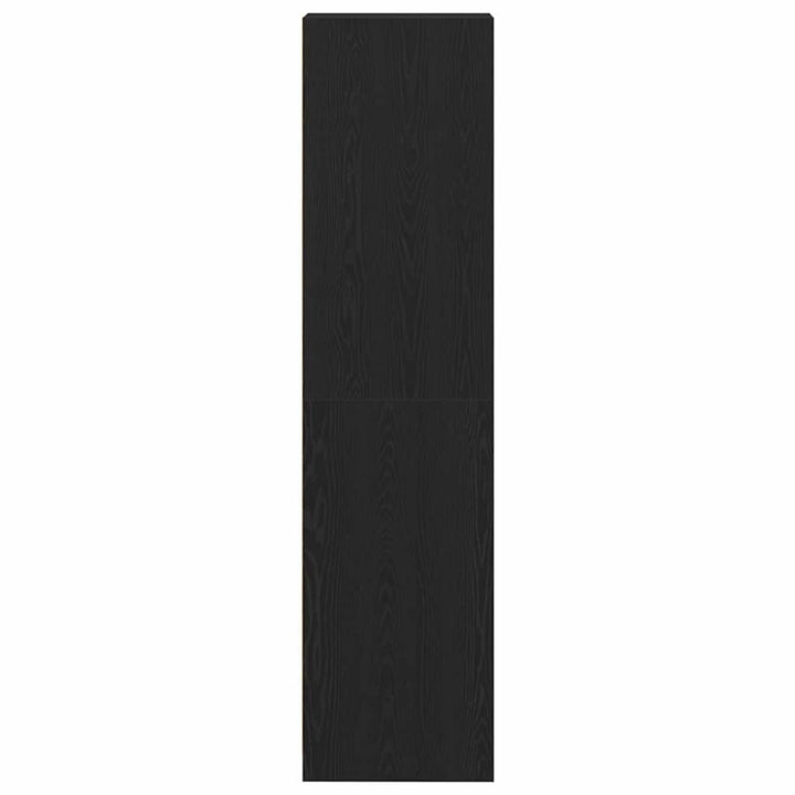 Garderobeskab Sort eg 30 x 50 x 200 cm Konstrueret træ
