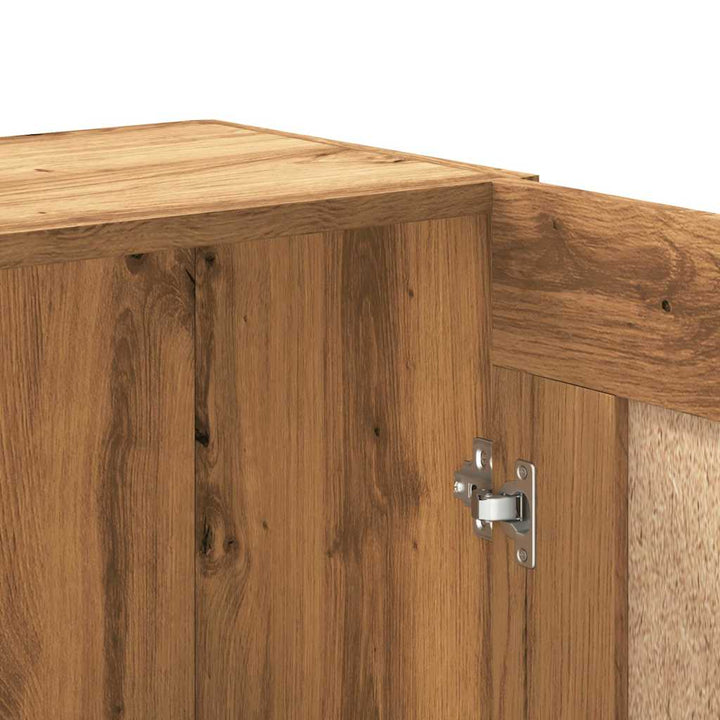 bogskab 82,5x30,5x150 cm konstrueret træ kunsteg