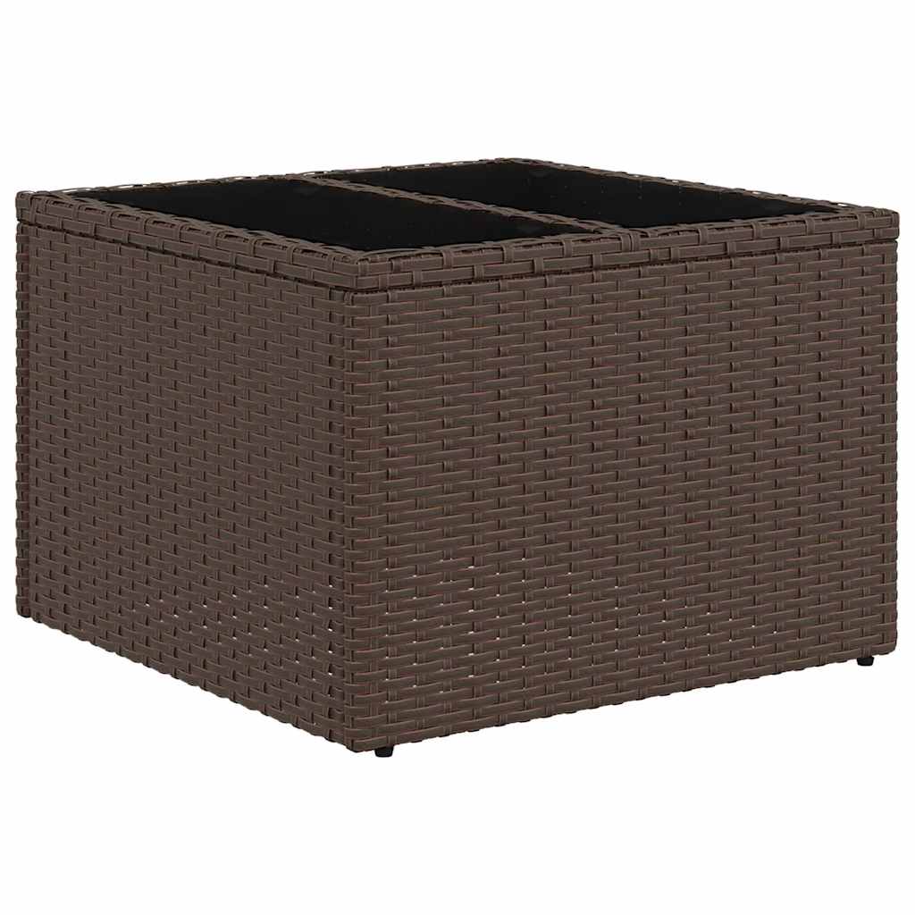 Havesofa Sæt med pude med pude Brun og Creme 55 x 55 x 37 cm