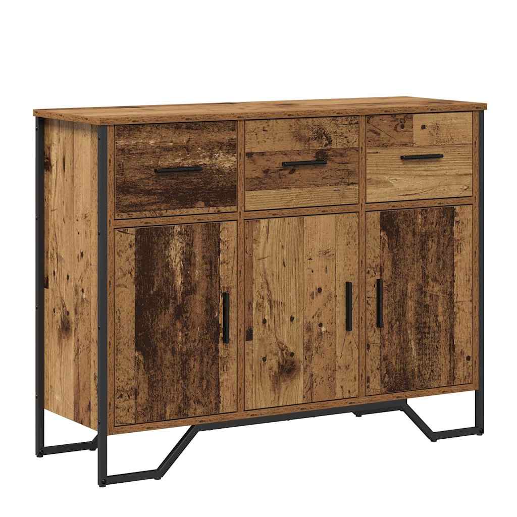 Sideboard Gammelt træ 97 x 32.5 x 74.5 cm Konstrueret træ