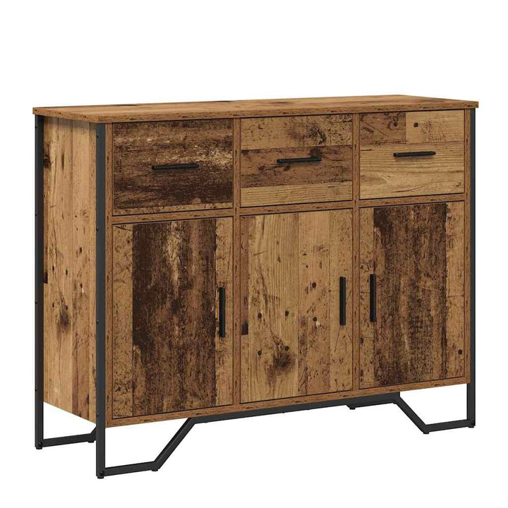 Sideboard Gammelt træ 97 x 32.5 x 74.5 cm Konstrueret træ