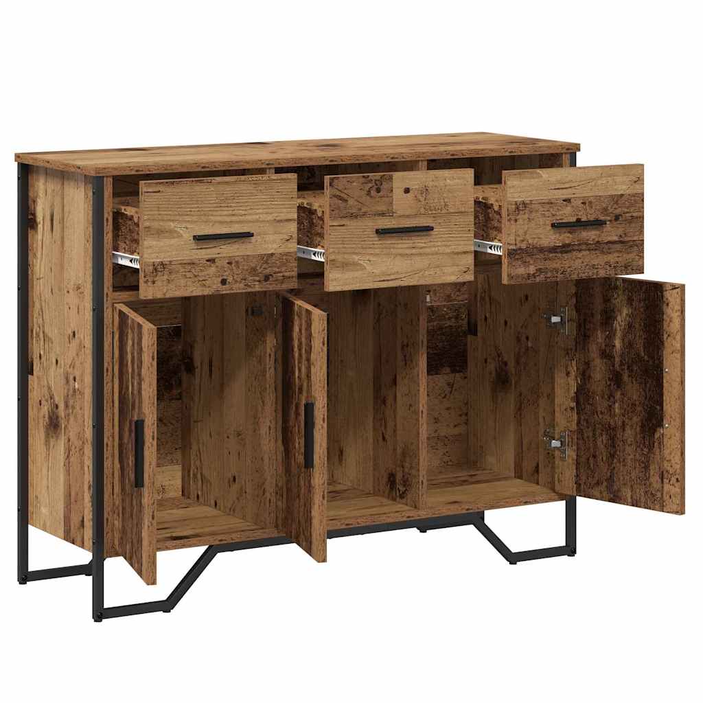 Sideboard Gammelt træ 97 x 32.5 x 74.5 cm Konstrueret træ