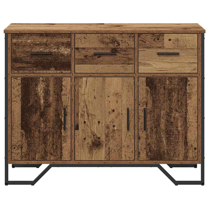 Sideboard Gammelt træ 97 x 32.5 x 74.5 cm Konstrueret træ