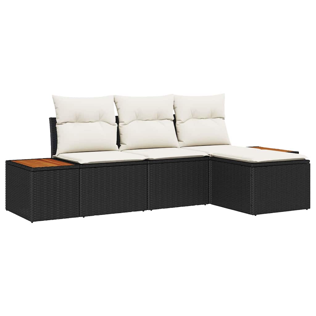 med pude Indstillelig 4 pcs Sort