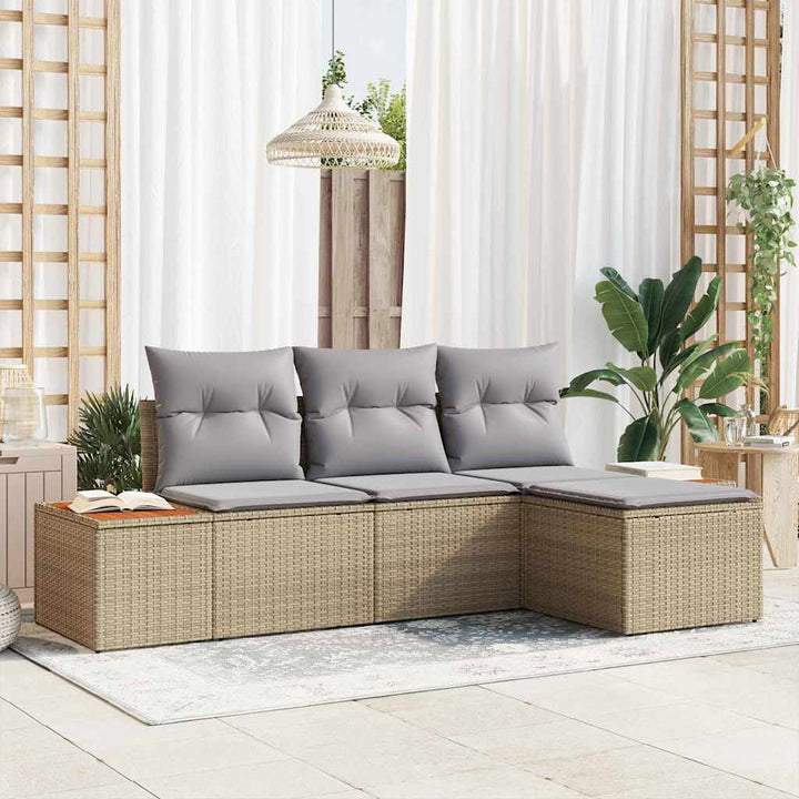 med pude Indstillelig 4 pcs Beige
