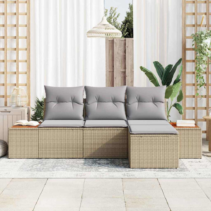 med pude Indstillelig 4 pcs Beige