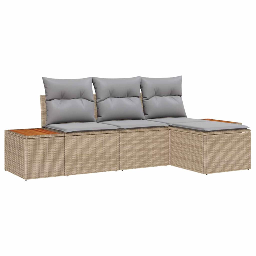 med pude Indstillelig 4 pcs Beige
