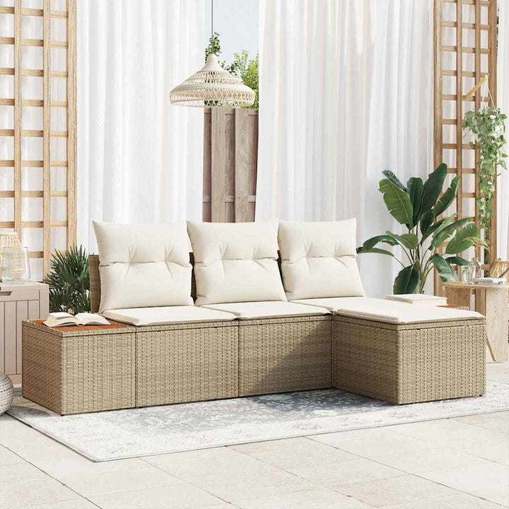 med pude Indstillelig 4 pcs Beige