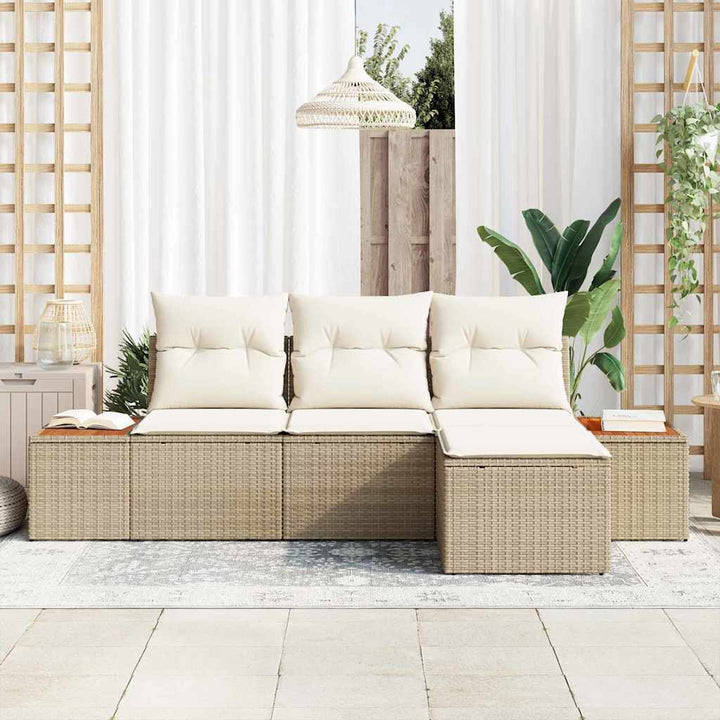 med pude Indstillelig 4 pcs Beige