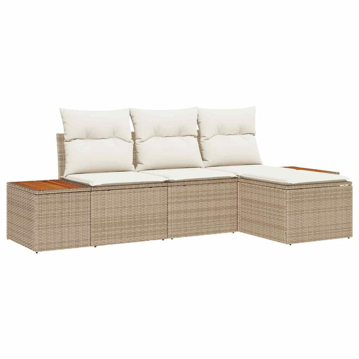 med pude Indstillelig 4 pcs Beige