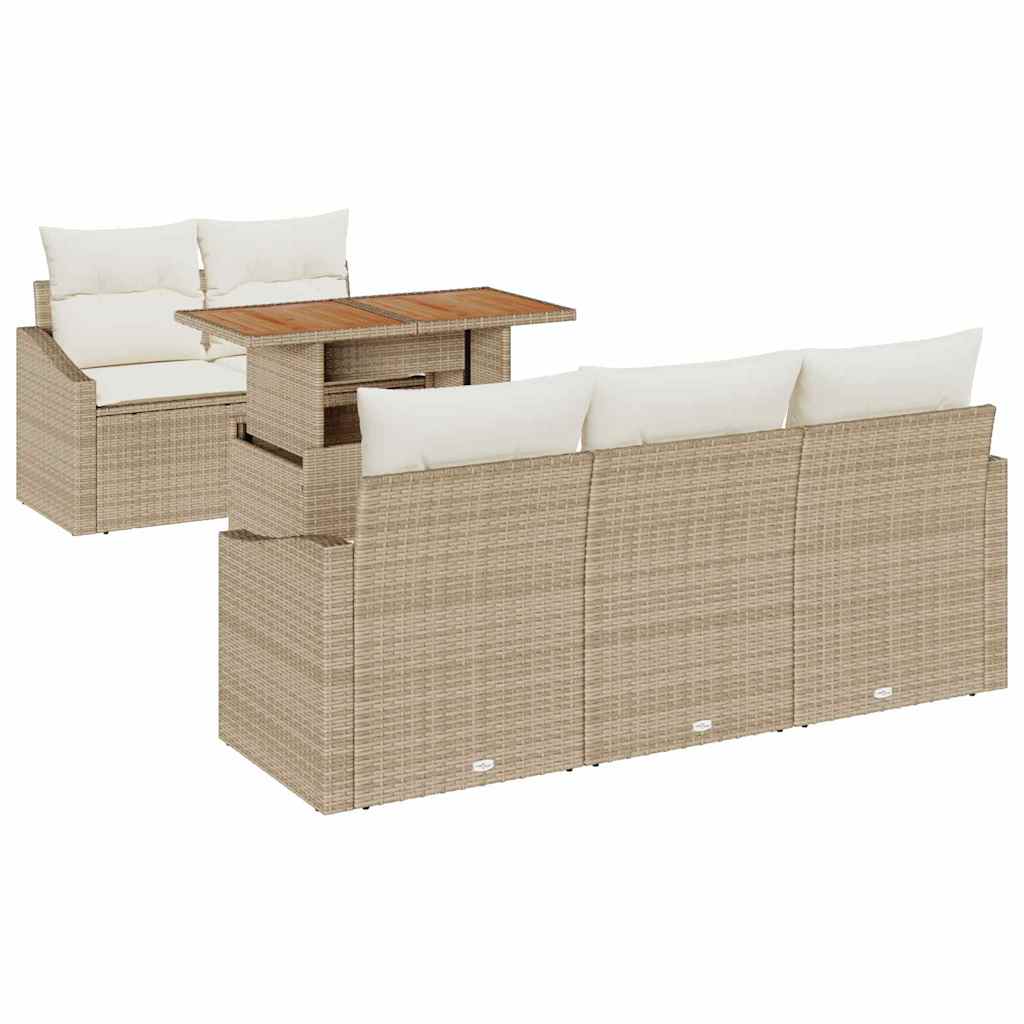Have Spisebordssæt med pude Beige og creme 100 x 55 x 73 cm