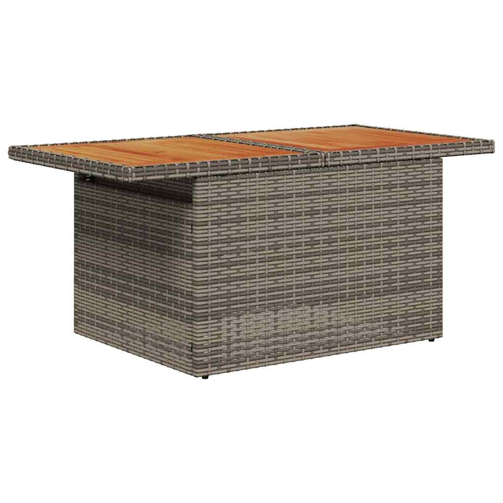 Havesofa Sæt med pude med pude 7 pcs Grå og Brun