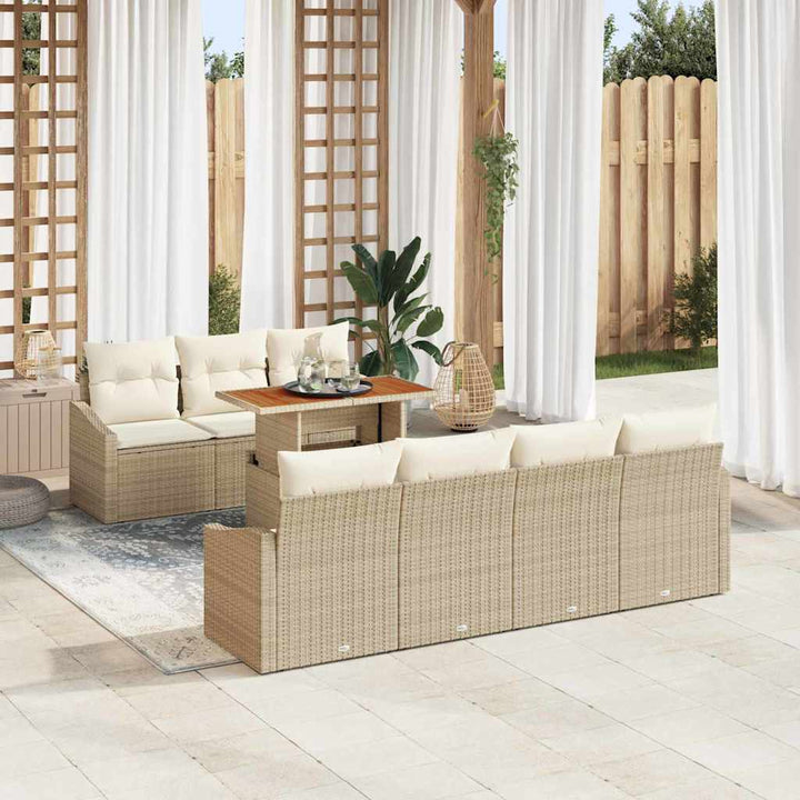 Have Spisebordssæt med pude Beige og creme 100 x 55 x 73 cm